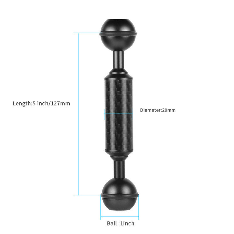 Diving Carbon Fiber Buoyancy Fill Lamp Arm