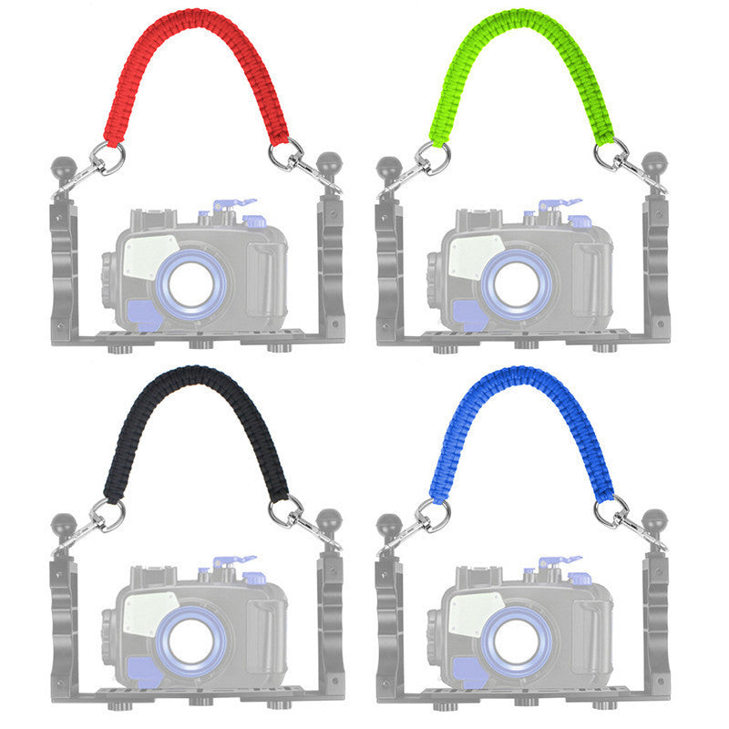 Diving Camera Dual Hand-held Bracket Handle Strap