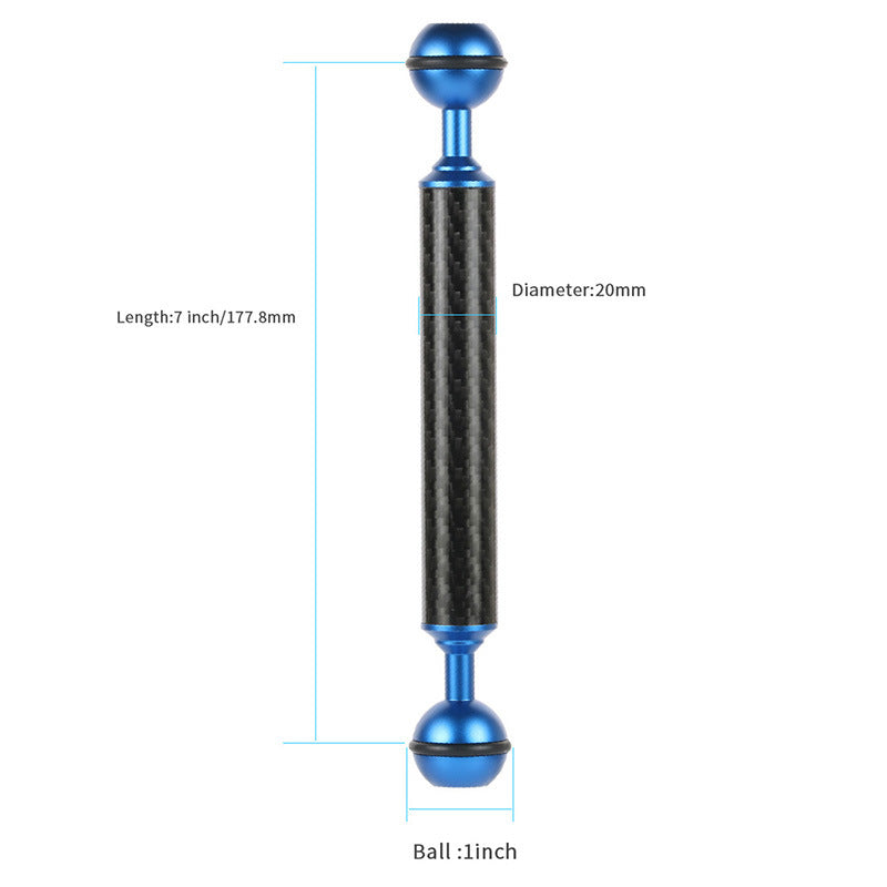 Diving Carbon Fiber Buoyancy Fill Lamp Arm