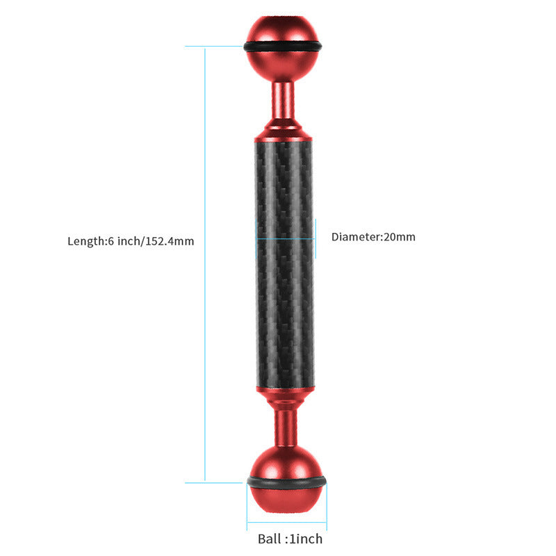 Diving Carbon Fiber Buoyancy Fill Lamp Arm