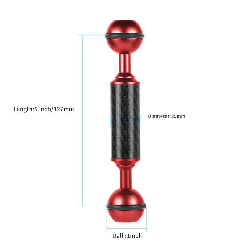 Diving Carbon Fiber Buoyancy Fill Lamp Arm
