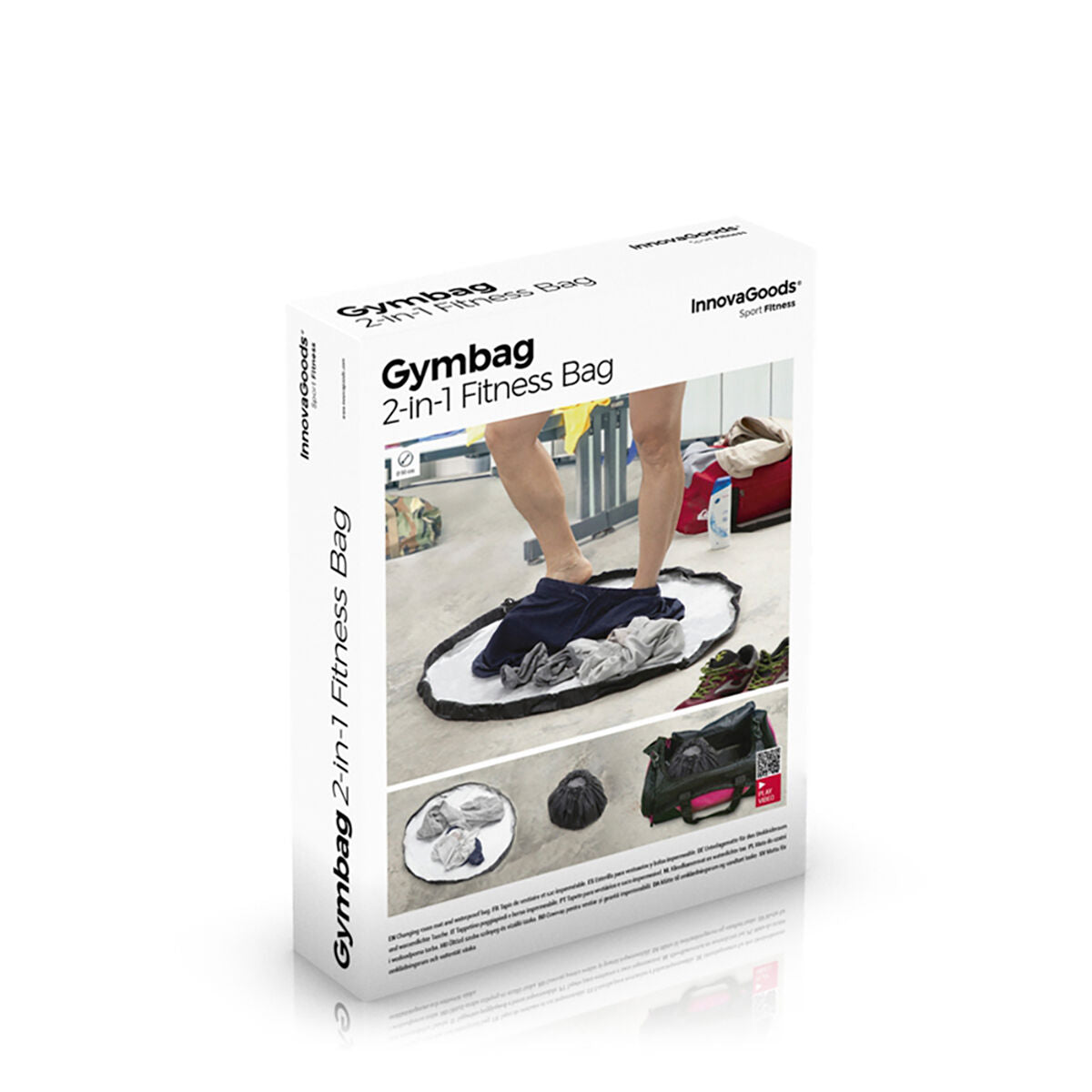 2 in 1 Changing Room Mat and Waterproof Bag Gymbag InnovaGoods-1